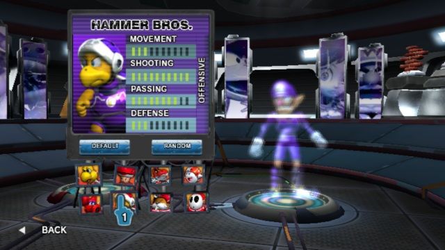 Mario Strikers Charged | Wii | gameplay screenshot | region=North America | source-country= | zypher-v2 | moby-84bca1555141 | Data by MobyGames.com