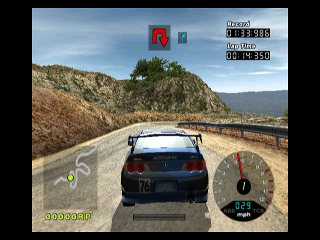 
R:Racing Evolution | GameCube | gameplay screenshot | Data by MobyGames.com