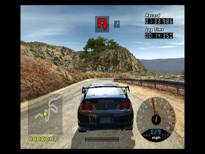 
R:Racing Evolution | GameCube | gameplay screenshot | Data by MobyGames.com