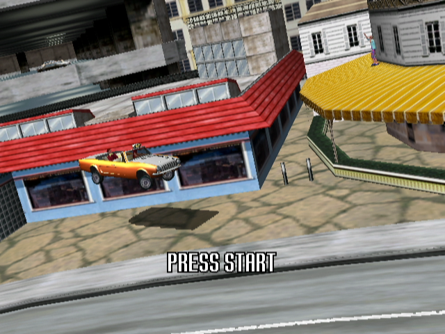 Crazy Taxi | GameCube | gameplay screenshot | Data by MobyGames.com