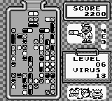 Dr. Mario | Game Boy | gameplay screenshot | region=North America | source-country= | zypher-v2 | moby-0eb0536d22fc | Data by MobyGames.com
