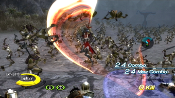 
N3: Ninety-Nine Nights | Xbox 360 | gameplay screenshot | Region: North America | source-country= | Data by MobyGames.com