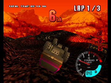 TNN Motor Sports Hardcore 4x4 | PlayStation | gameplay screenshot | region=North America | source-country= | zypher-v2 | moby-eff3c5dc7556 | Data by MobyGames.com