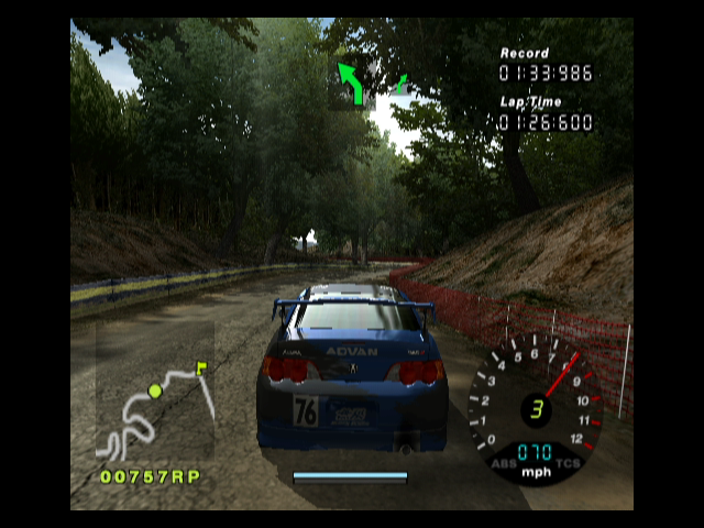 
R:Racing Evolution | GameCube | gameplay screenshot | Data by MobyGames.com
