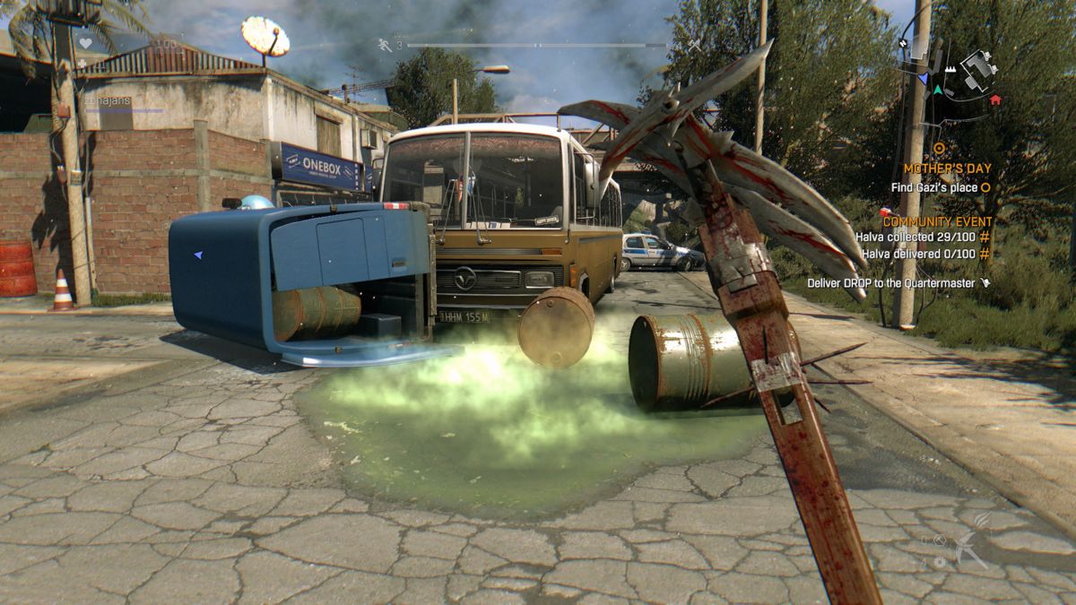 Dying Light: The Following - Enhanced Edition | PlayStation 4 | gameplay screenshot | Data by MobyGames.com