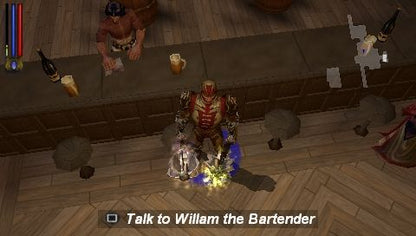 Untold Legends: Brotherhood of the Blade | PSP | gameplay screenshot | region=North America | source-country= | zypher-v2 | moby-611a8eeb0abf | Data by MobyGames.com