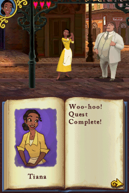 
The Princess and the Frog | Nintendo DS | gameplay screenshot | Data by MobyGames.com