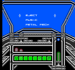 
MetalMech: Man & Machine | NES | gameplay screenshot | Data by MobyGames.com