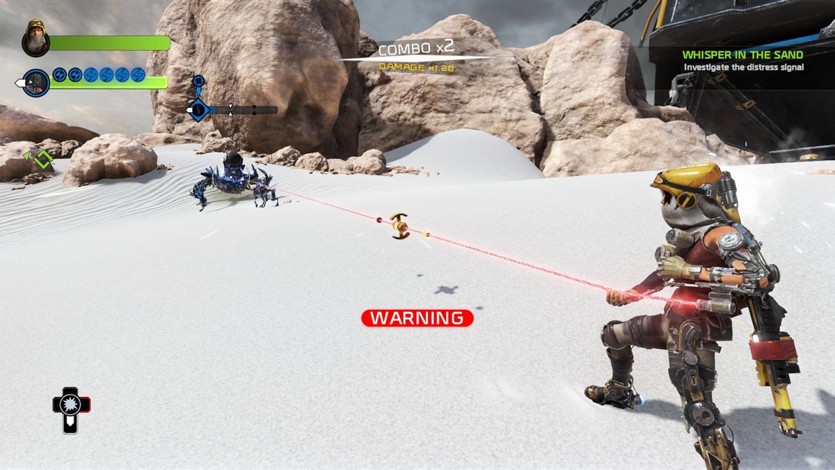
ReCore | Xbox One | gameplay screenshot | Data by MobyGames.com