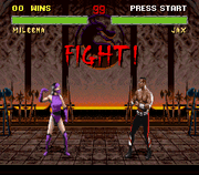 
Mortal Kombat II | SNES | gameplay screenshot | Data by MobyGames.com