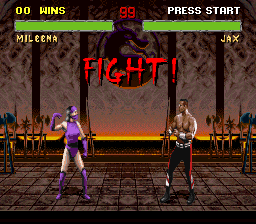 
Mortal Kombat II | SNES | gameplay screenshot | Data by MobyGames.com