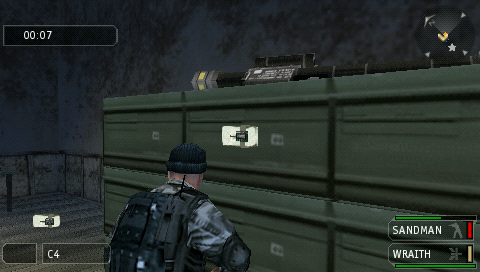 SOCOM: U.S. Navy SEALs - Fireteam Bravo 2 | PSP | gameplay screenshot | region=North America | source-country= | zypher-v2 | moby-1d2dc8d53567 | Data by MobyGames.com