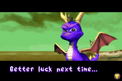 Spyro Orange: The Cortex Conspiracy | Game Boy Advance | gameplay screenshot | region=North America | source-country= | zypher-v2 | moby-e595b7f7e684 | Data by MobyGames.com
