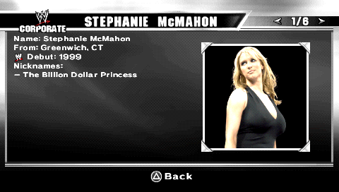 WWE Smackdown vs. Raw 2007 | PSP | gameplay screenshot | region=North America | source-country= | zypher-v2 | moby-968b2a00f8b4 | Data by MobyGames.com