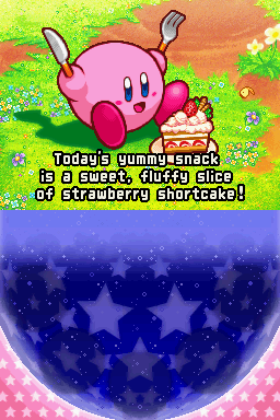 Kirby: Squeak Squad | Nintendo DS | gameplay screenshot | region=North America | source-country= | zypher-v2 | moby-4f9fb1900737 | Data by MobyGames.com