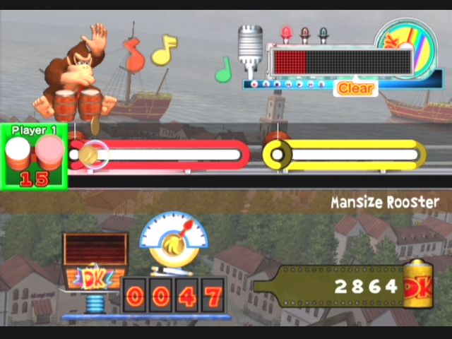 Donkey Konga 2 | GameCube | gameplay screenshot | region=North America | source-country= | zypher-v2 | moby-b9135ce121b7 | Data by MobyGames.com