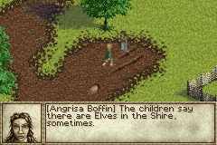 
The Lord of the Rings: The Fellowship of the Ring | Game Boy Advance | gameplay screenshot | Data by MobyGames.com