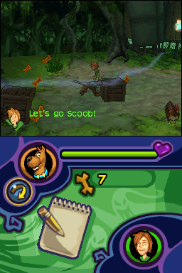 Scooby-Doo! and the Spooky Swamp | Nintendo DS | gameplay screenshot | Data by MobyGames.com