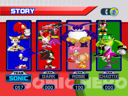 Sonic Heroes | GameCube | gameplay screenshot | region=North America | source-country= | zypher-v2 | moby-0a35d6c122c7 | Data by MobyGames.com