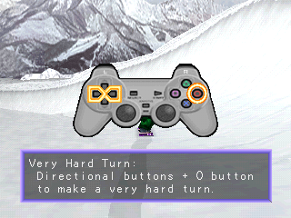 Snowboarding | PlayStation | gameplay screenshot | region=North America | source-country= | zypher-v2 | moby-471cf9fe306d | Data by MobyGames.com