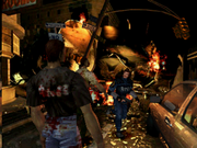
Resident Evil 2 (Greatest Hits) | PlayStation | gameplay screenshot | Region: North America | source-country= | Data by MobyGames.com