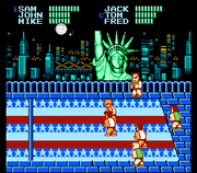 
Super Dodge Ball | NES | gameplay screenshot | Data by MobyGames.com
