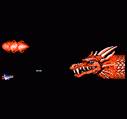 
Life Force | NES | gameplay screenshot | Data by MobyGames.com