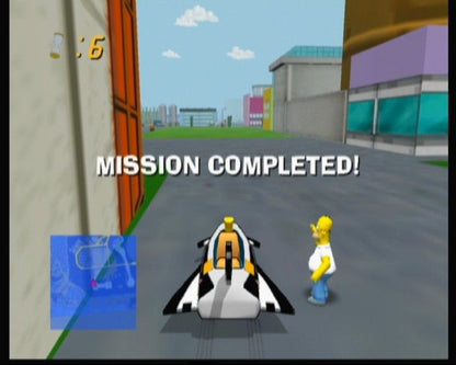 The Simpsons: Road Rage | Xbox | gameplay screenshot | region=North America | source-country= | zypher-v2 | moby-61374112aac3 | Data by MobyGames.com