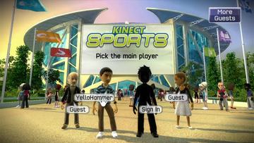 Kinect Sports | Xbox 360 | gameplay screenshot | region=North America | source-country= | zypher-v2 | moby-15099d4326e2 | Data by MobyGames.com