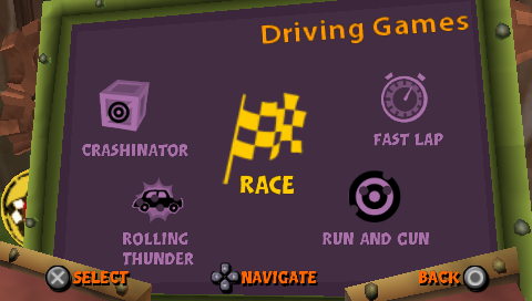 Crash Tag Team Racing | PSP | gameplay screenshot | region=North America | source-country= | zypher-v2 | moby-14d2734d406b | Data by MobyGames.com