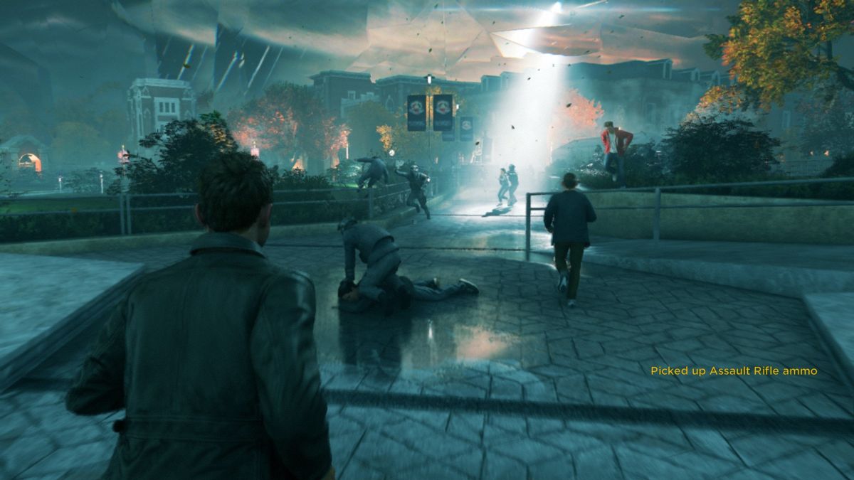 Quantum Break | Xbox One | gameplay screenshot | Region: North America | source-country= | Data by MobyGames.com