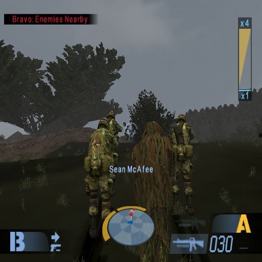 Tom Clancy's Ghost Recon | PlayStation 2 | gameplay screenshot | region=North America | source-country= | zypher-v2 | moby-9db2b90e19db | Data by MobyGames.com