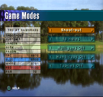 PGA Tour 98 | PlayStation | gameplay screenshot | region=North America | source-country= | zypher-v2 | moby-6ddd58dee49d | Data by MobyGames.com