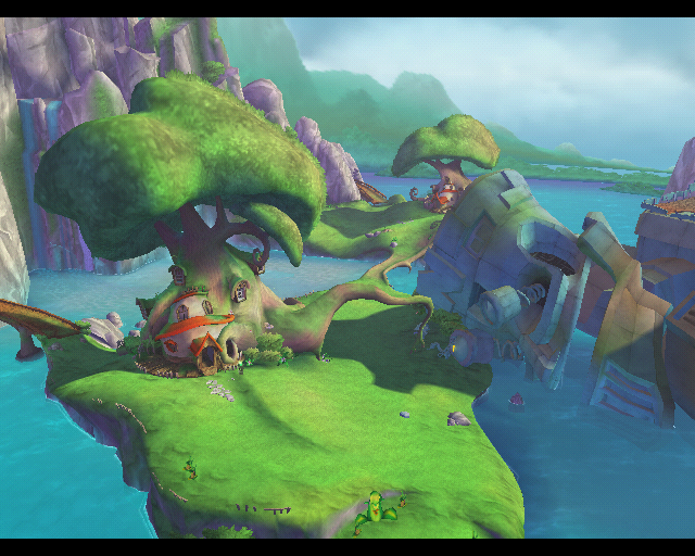 Crash: Mind over Mutant | PlayStation 2 | gameplay screenshot | region=North America | source-country= | zypher-v2 | moby-3d330fc71ce0 | Data by MobyGames.com