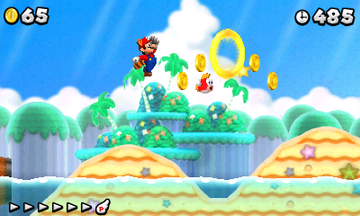 
New Super Mario Bros. 2 | Nintendo 3DS | gameplay screenshot | Data by MobyGames.com