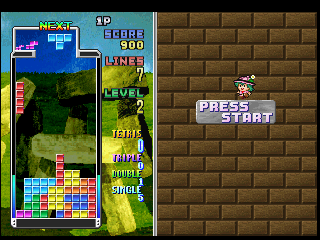 
Tetris Plus | PlayStation | gameplay screenshot | Data by MobyGames.com