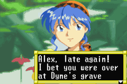 Lunar: Legend | Game Boy Advance | gameplay screenshot | region=North America | source-country= | zypher-v2 | moby-596ce8fc89ee | Data by MobyGames.com