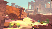 
Indivisible | Xbox One | gameplay screenshot | Ajna runs through desert ruins