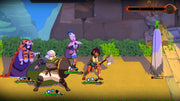 
Indivisible | Xbox One | gameplay screenshot | Outdoor party battle with health and action indicators
