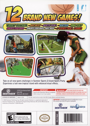 
Summer Sports 2: Island Sports Party | Wii | back cover 1