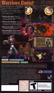 
Dungeon Explorer: Warriors of Ancient Arts | PSP | back cover 1