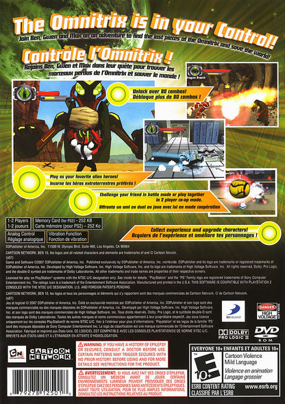 
Ben 10: Protector of Earth | PlayStation 2 | back cover 1
