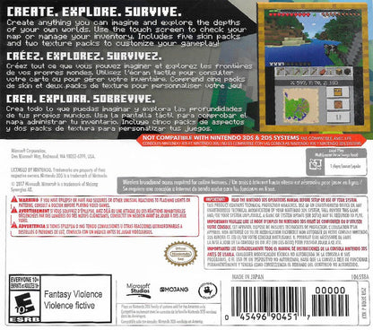 
Minecraft: New Nintendo 3DS Edition | Nintendo 3DS | back cover 1