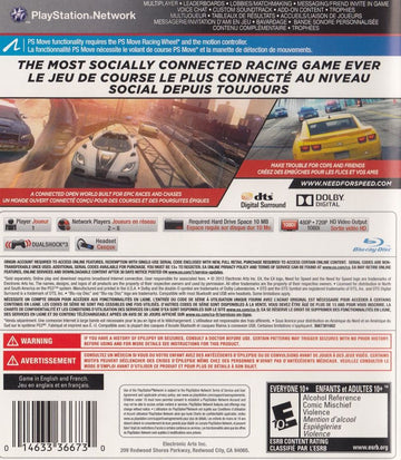 
Need for Speed: Most Wanted | PlayStation 3 | back cover 1