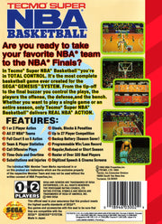 
Tecmo Super NBA Basketball | Genesis | back cover 1