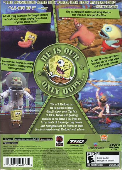 
SpongeBob SquarePants: Battle for Bikini Bottom | Game Boy Advance | back cover 1