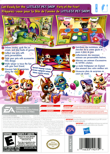
Littlest Pet Shop: Friends | Wii | back cover 1