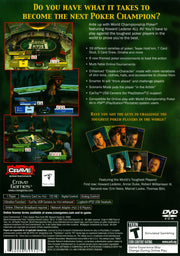 
World Championship Poker featuring Howard Lederer: All In | PlayStation 2 | back cover 1 | Region: North America | Source: LaunchBox