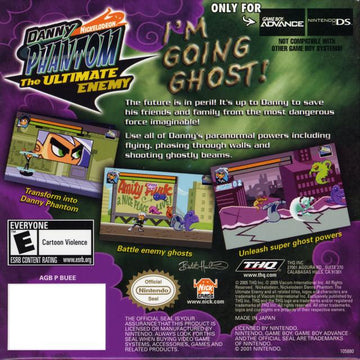 
Danny Phantom: The Ultimate Enemy | Game Boy Advance | back cover 1