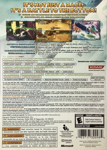 
Adrenalin Misfits | Xbox 360 | back cover 1